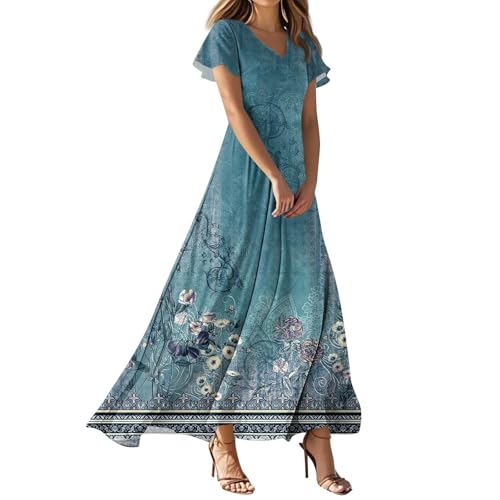 Robe d'été longue à bretelles coupe fluide anti-transpiration pour femme active