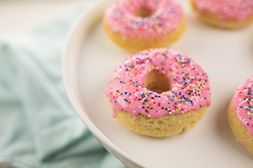 Usa Pan Bakeware Aluminized Steel Donut Pan, 6-Well #TOP2