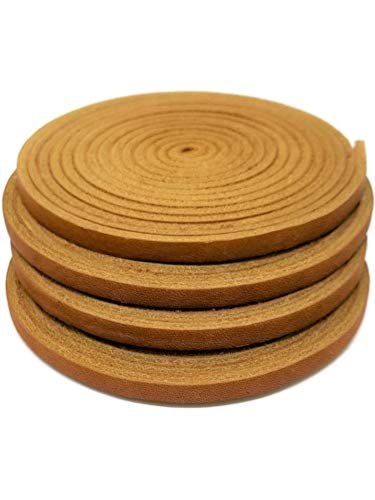 Tofl Softball And Baseball Glove Laces | Mitt Lace Glove Repair Lacing For Catchers Glove | Leather Laces Only Without Lacing Needle| Tan 4 #TOP10