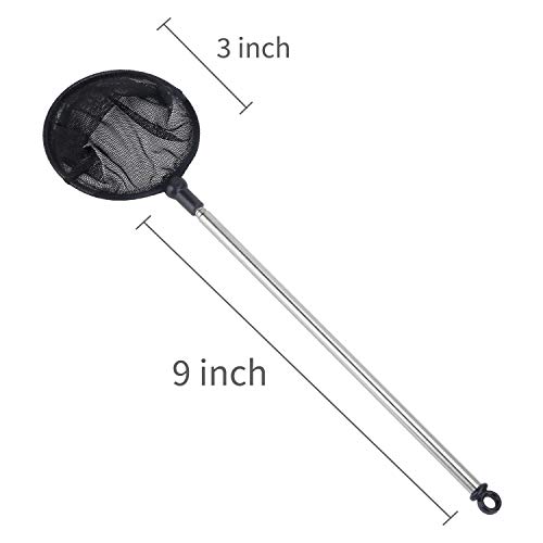 Pawfly Aquarium Fish Net with Extendable 9-24 Inch Long Handle for Betta Fish Tank Small Koi Pond and Pool - Image 7