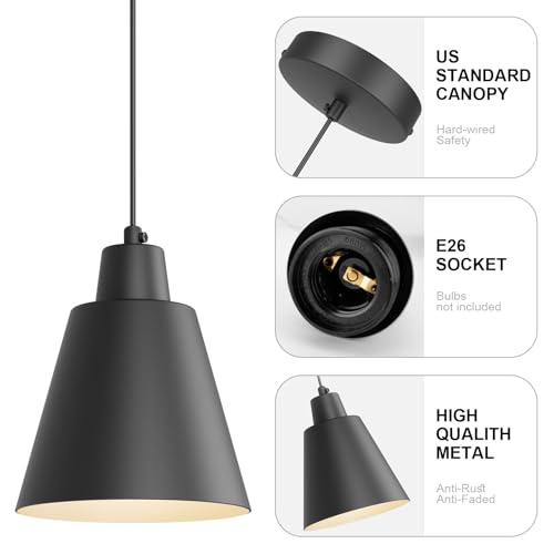 Aoceley Industrial Pendant Lights - Vintage Farmhouse Style - Image 3