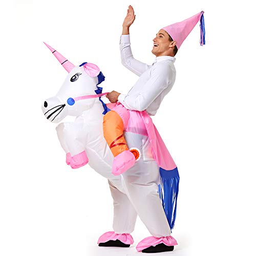 Yeahbeer Unicorn Costume Inflatable Suit Halloween Cosplay Fantasy Costumes (Unicorn) #TOP1