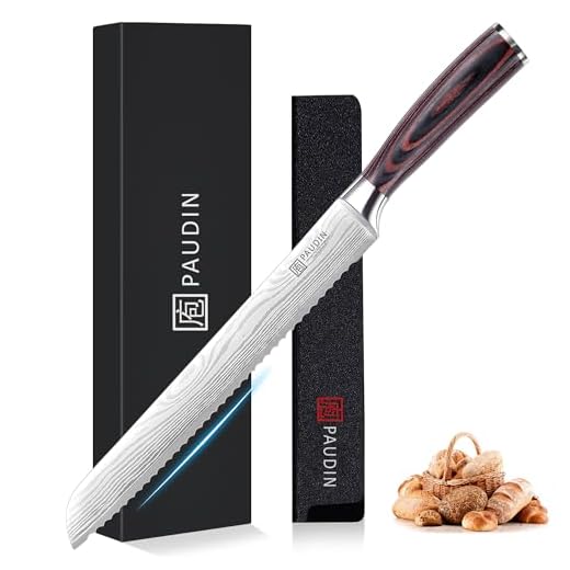 PAUDIN 10 Inch Premium Bread Knife