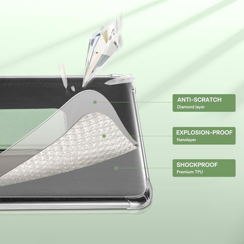 Image of CoBak Case with Stand for for 6 inch Kindle (2024 & 2022, 11th Gen) - PU Leather Smart Cover with Auto Sleep /Wake & Hand Strap, Sage Green