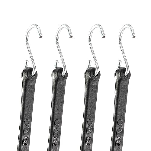 THE PERFECT BUNGEE 24" Heavy Duty Strap 4 Pack, Black