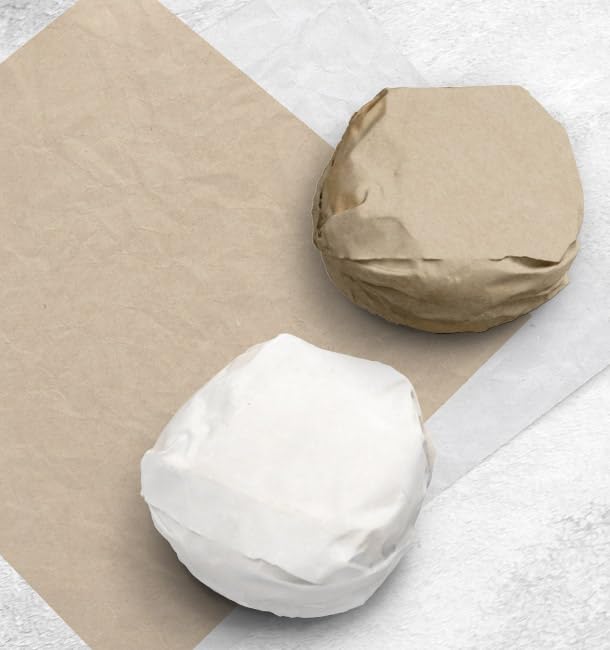 1000 Hojas de Papel Antigrasa, 28x31cm, Color Blanco, Envueltas Antigrasa, Papel para Hamburguesas, Bocadillos, Snacks, Fritos, Barbacoas, Picnic