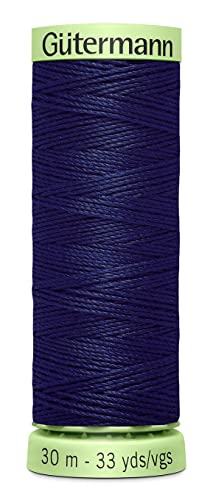 Hilo Top Stitch Heavy Duty 33 Yardas Azul Marino miniatura 1