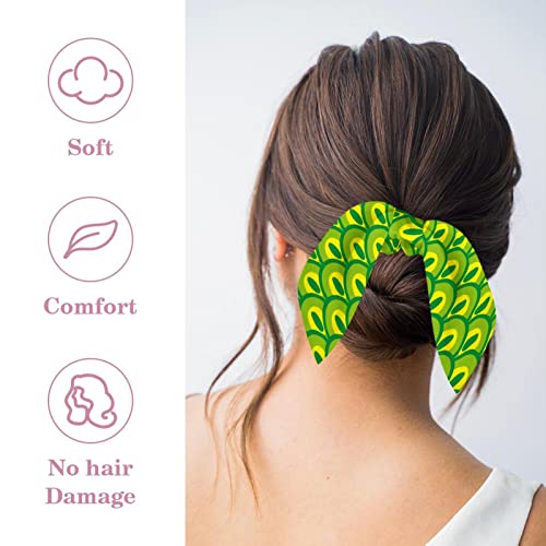 6 chouchous à nœud papillon doux | Accessoires cheveux filles - 2