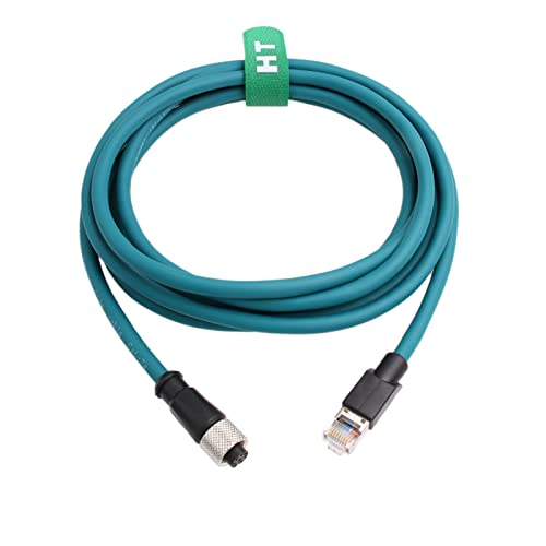 Cable Ethernet M12 A Código 8 Pin Hembra a RJ45 Cat-7e Patch Cord 5 m miniatura 4
