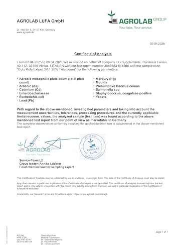 Hepatica Gotu Kola Extrakt 20:1 | 5.000mg Äquivalent | 90 Vegane Kapseln | 20% Triterpene | Hochdosierte Gehirn-, Gedächtnis- & Durchblutungsunterstützung | Laborgeprüft | Nahrungsergänzungsmittel