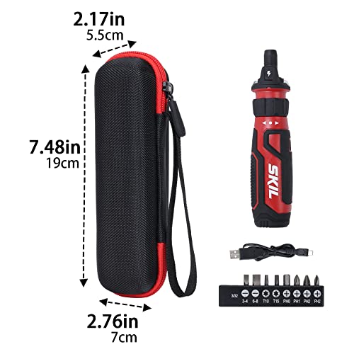 Aenllosi Hard Carrying Case Compatible With Skil Rechargeable 4V Cordless Screwdriver Sd561201(Only Case) #TOP3