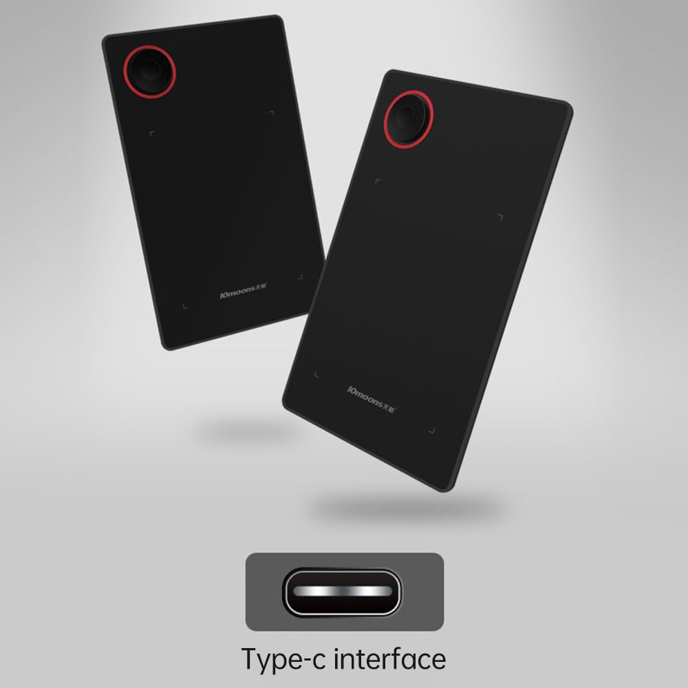 Huiop - Tableta gráfica G50 de dibujo digital con zona de trabajo de 5 x 3 pulgadas, 8192 niveles de sensibilidad a la presión