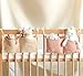 YeeMan Cotton Baby Bedside Hanging Storage Bag,2 Pockets Organizer for Baby Cribs and Toys (Oatmeal)