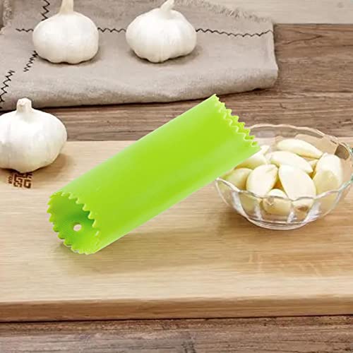Tubo de rolo de alho, Garlic Press Rocker Silicone Descascador de Alho, Rolo de descascador de alho