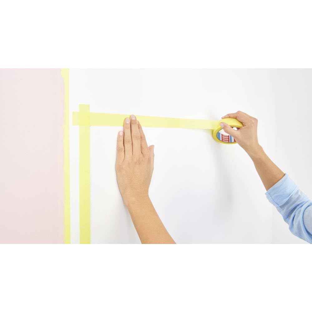 Tesa Professional Masking Tape Indoor, Yellow - Image 3