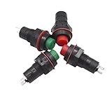 1 stück DS-213 gelb Runde taste schalter keine sperre selbst-reset kleine schlüssel loch 10MM Controls Switches
