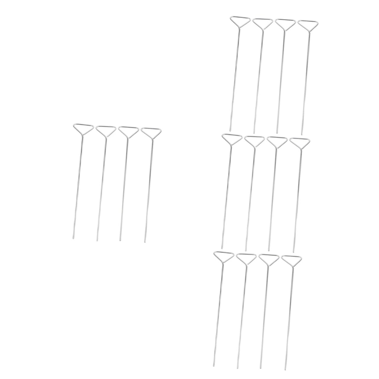 CIYODO 16 Pcs Cell Push Plate Laboratory Cell Spreader Cell Coating Rod Ceiling Hooks Heavy Duty Office Product Laboratory Accessories Experiment Cell Science Plate Stainless Steel Silver