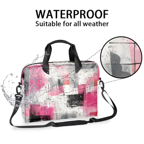 Funda para laptop 15.6 pulgadas color rosa y negro miniatura 3