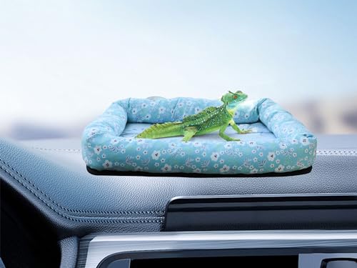 Bearded Dragon Travel Carrier, Lizard Car Hammock, Small Animal Carrier Bed, Suitable for Small Animals Hamster Chinchilla Rat Bird Bearded Dragon Lizard Kitty