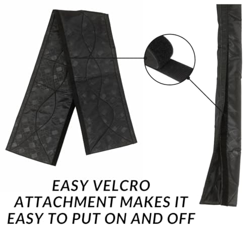 Image of AC Fabric and Foam Pipe Cover for Split AC, Black