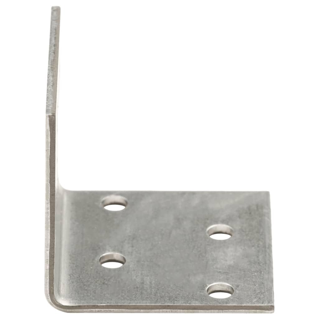 Home Articoli,Staffe Angolari 100 pz 2 mm 40x40x40 mm Acciaio Zincato, mobili per abiti