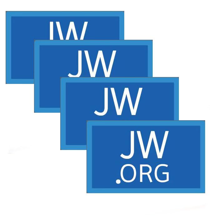 Image of JW.ORG Magnet Decals, （4 Pack） 3.1x2Inches,Duty Automotive Magnet for Car, Truck, SUV or Any Other Magnetic Surface