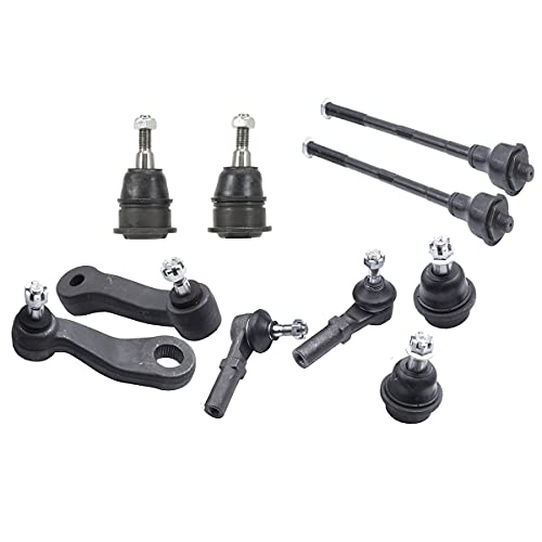 Upper Lower Ball Joint Tie Rod Suspension Kit 10pcs replacement for Chevy Silverado Suburban GMC Sierra 2001-2006