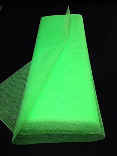 generique - CREADETEX.COM Tulle Mariage Vert ANIS Rigide Non feu EN71-2 au Metre Largeur 150 cm