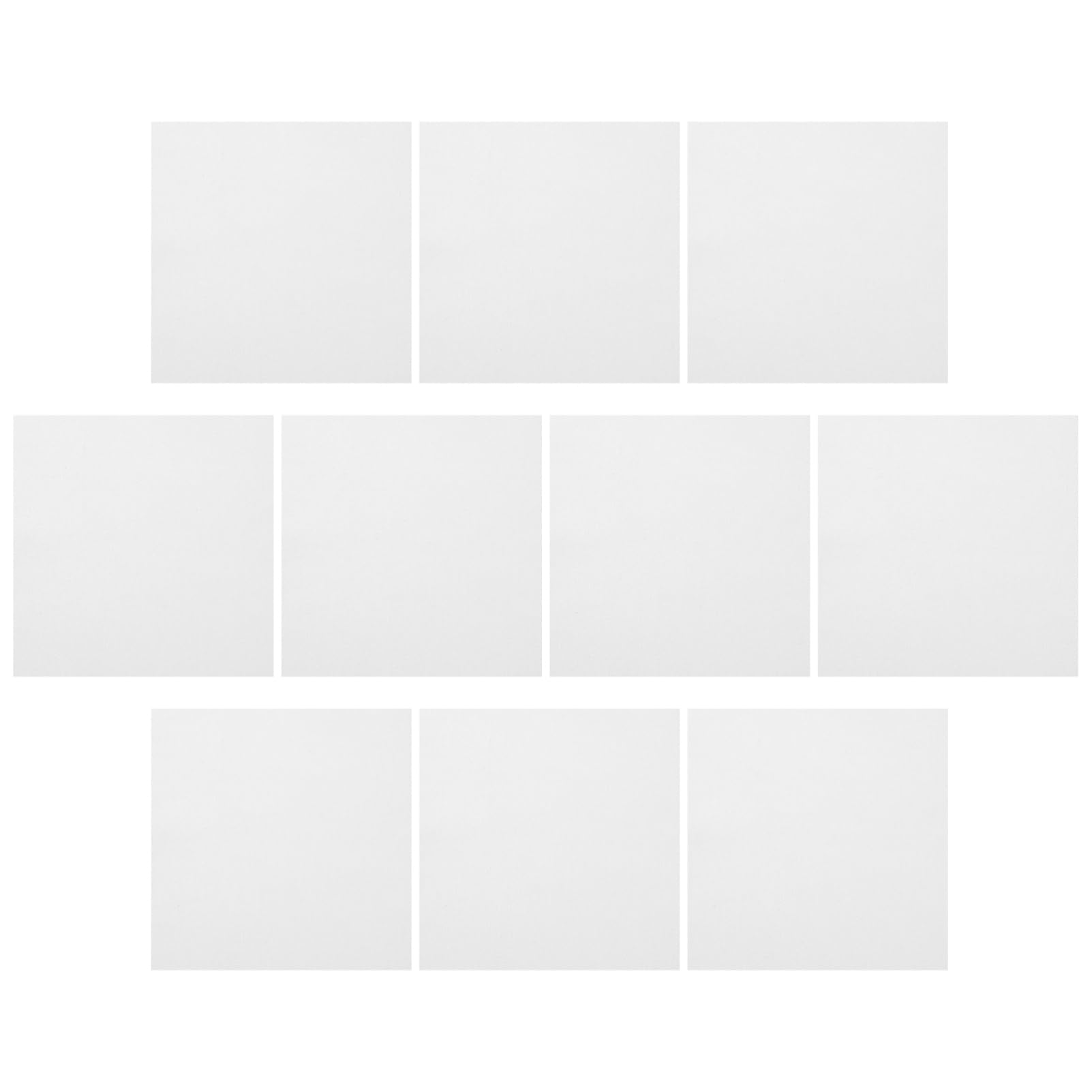 Gogogmee DIY Cotton Fabric 10 Pcs Embroidery Base Fabric Hand Sewing Material Cross Stitch Canvas Embroidery Supplies Needlework