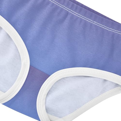 Joisal Ombre Violet Blue Gradient Girls Underwear Toddler 2t Cotton Panties for Girl Animals Kids Undies Briefs4