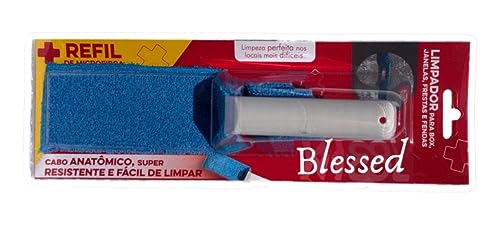 Limpador De Vidros Limpa Frestas Janelas Box Cantos Dificeis com Refil