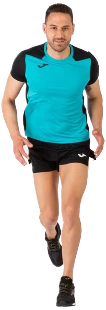 Joma Men's 102223.725.l T-Shirt, Turks, L Turquoise Black