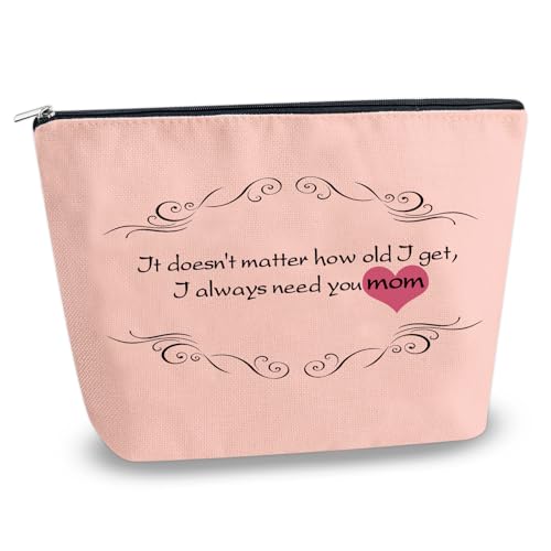 YINSSA Regali di compleanno per mamma da figlia, figlio, mamma, borsa cosmetica, piccola borsa per il trucco, regalo di compleanno per mamma, festa della mamma, Natale, San Valentino, regali del