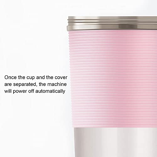 Mini centrífuga doméstica, centrífuga elétrica durável, liquidificador portátil de suco rosa/transpa