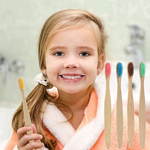 Cepillos de dientes de bambú para encías sensibles que eliminan el plástico del baño 2
