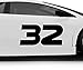 Startnummer 1 99 Aufkleber Auto & Motorrad Zahl Ziffer Rennnummer Nummer Autoaufkleber Racing number Autonummer 2J012, Startnummer:69;Nummer Höhe:10cm