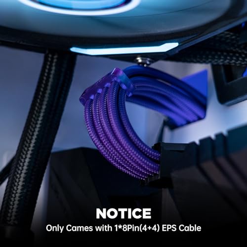 Image of ASIAHORSE 16AWG PSU Extension Power Cords, Customized Power Supply Mod Sleeve Extension, ATX /EPS /8-pin PCI-E /6-pin PCI-E for PSU