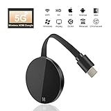 【Sehr kompatibel mit einer Vielzahl von Geräten】Unterstützung für drei Modi: Miracast/DLNA/Airplay, gleichzeitige Fotos, Videos, Musik, Office-Dateien, Webbrowser, Live-Kamera vom iPhone, Android-Smartphone, Großbild-TV-Tablet, Projektor WiFi, PPT-Design von Präsentationen und Videokonferenzen.
