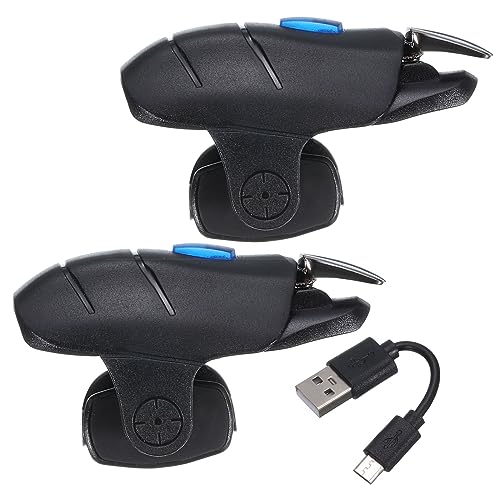 Controlador de juego con disparador para teléfonos de 4.7 a 6.5 pulgadas con cable USB negro