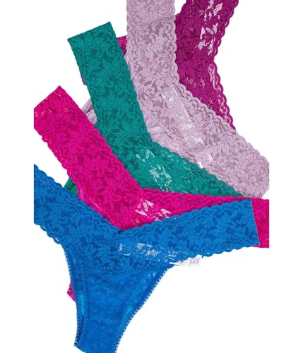 Image of hanky panky - Signature Lace Low Rise Thongs for Women | Lacy Lingerie Underwear | 3 or 5 pack