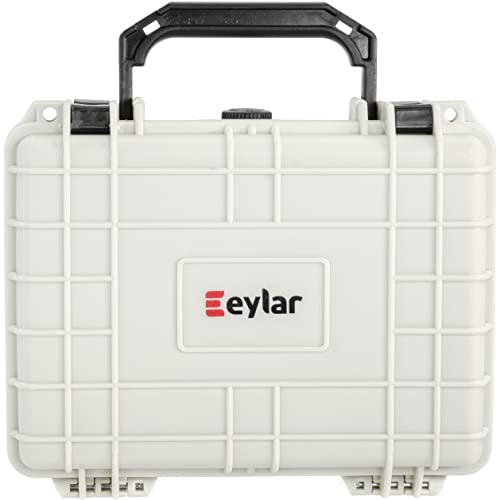 Maleta rígida protectora para cámara Eylar blanca 9.12x7.56x4.37 pulg miniatura 3