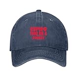 Funny Valentine's Day Cupid Cowboy Hats for Men Fashion Washed Distressed Navy Blue