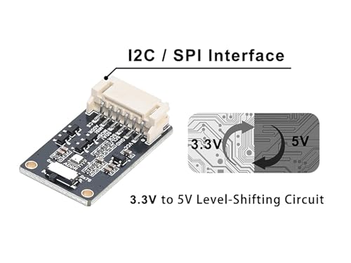 BME280 Temperature Humidity Barometric Pressure Sensor Module, I2C/SPI Interface, Compatible with Raspberry Pi, Arduino, STM32, Environmental Monitoring Sensor with Open Source Demo Codes