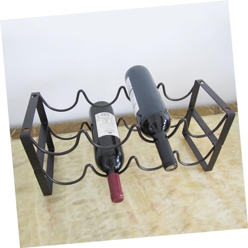 Soporte para botellas de vino en alambre para 4 botellas miniatura 5