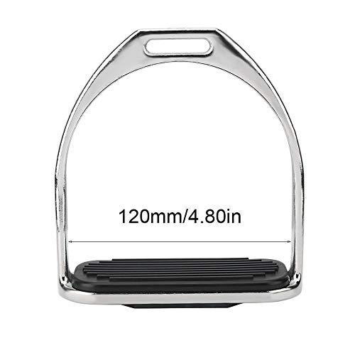 Taidda Iron Horse Stirrups Irons,Iron Horse Stirrups Safe Riding Equestrian Plating Iron Horse