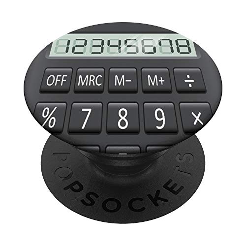 Calculator Math Teacher Student Cool Novelty Lover Gifts PopSockets Supporto e Impugnatura per Smartphone e Tablet