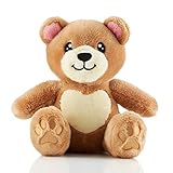 🧸 KUSCHELN & SPIELEN – Das niedliche Stofftier kann sowohl zum Schmusen und Entspannen, als auch zum Spielen benutzt werden.