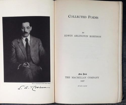 Collected Poems of Edwin A. Robinson 0026040808 Book Cover
