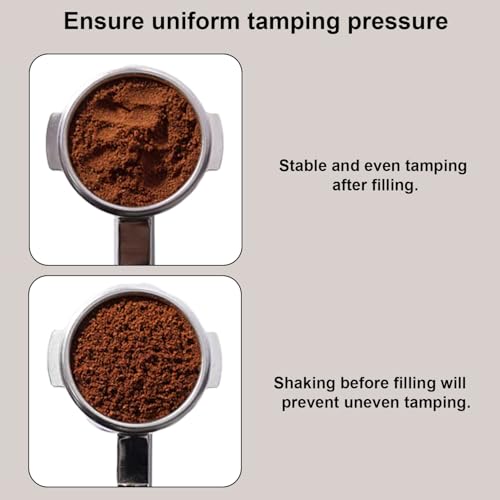 Kaffee Stampfer Basis für Ninja Luxe ES601, Passend Tragbare Siebträger Stützständer für Stabiles Espresso Stampfen und Verbesserte Extraktion Langlebiges Kaffeemaschinen Zubehör