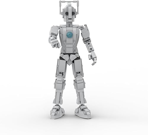 Miniatura 4 de Cyberman Robot - Juego de bloques de construcción Doctor, robot en películas y programas de televisión populares, coleccionables, decoraciones,